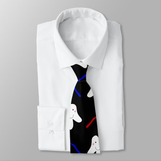 Personalisierte Namensschwarzbürsten und Krawatte (Gebunden)