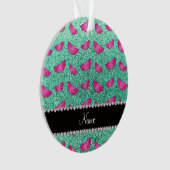 Personalisierte Namensseafoam Ornament (Vorderseite)