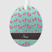Personalisierte Namensseafoam Ornament (Vorderseite)