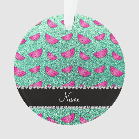 Personalisierte Namensseafoam Ornament (Vorderseite)