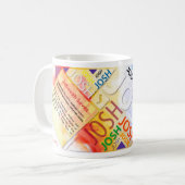 Personalisierte NamensTasse Josh Kaffeetasse (Vorderseite Links)