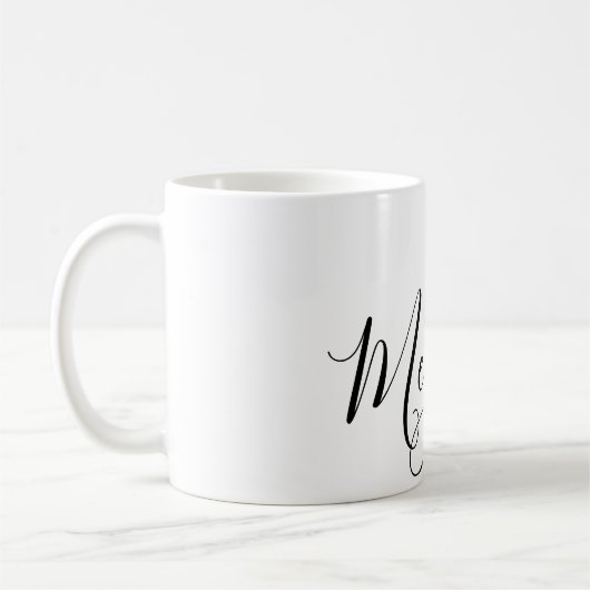 personalisierte NamensTasse Kaffeetasse (Links)