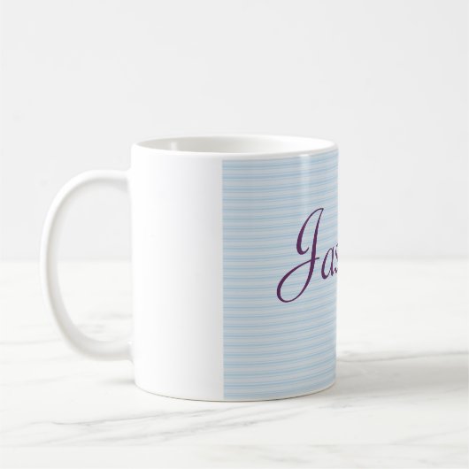 Personalisierte NamensTasse - Schmetterlinge Kaffeetasse (Links)