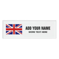 Personalisierte Namensumbauten der britischen