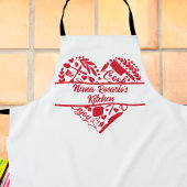 Personalisierte Nana All-over-Print-Schürze Schürze