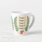 Personalisierte Nanas wie du Wertvolles Vogelgrand Milchtasse (Rechte Ecke)