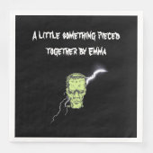 Personalisierte Napkins, Frankenstein Halloween Serviette (Vorderseite)