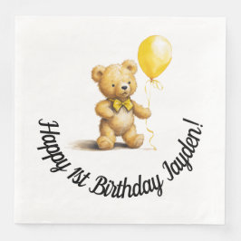 Personalisierte Napkins für den Geburtstag, Baby D Serviette