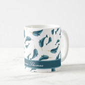 Personalisierte Narwhal-Kaffee-Tasse Kaffeetasse (VorderseiteRechts)