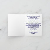 Personalisierte Nationale Krankenwoche Karte (Innenseite)