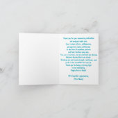 Personalisierte Nationale Krankenwoche Karte (Innenseite)