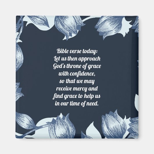 Personalisierte Naturkunst für serene Dekoration Magnet (Vorne)