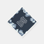 Personalisierte Naturkunst für serene Dekoration Serviette (Ecke)