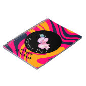 Personalisierte Natursammlung Süßpferden Blume Notizblock (Linke Seite)