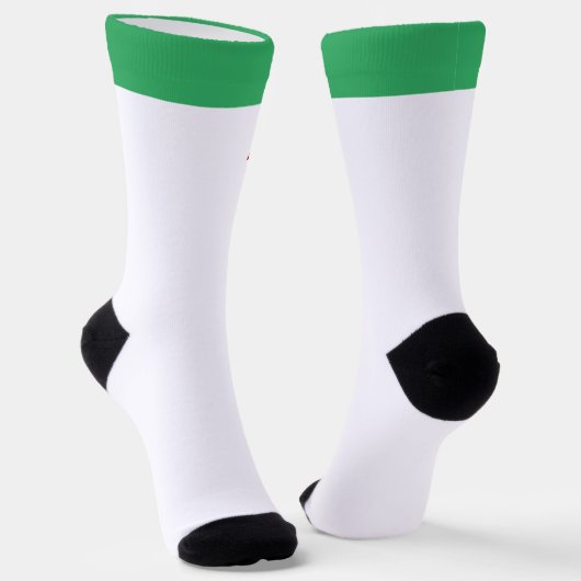 Personalisierte Naughty oder schöne Weihnachten Socken (Gewinkelt)