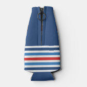 Personalisierte Nautic Anchor Flasche Cooler Flaschenkühler (Rückseite)