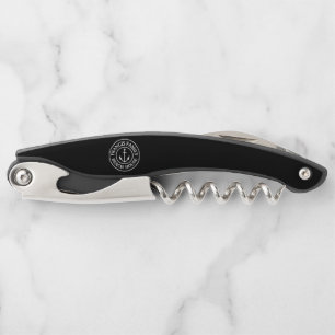 Personalisierte Nautic Anchor Logo-Schraube Kellnermesser