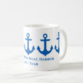 Personalisierte Nautic Coffee Tasse (VorderseiteRechts)