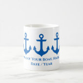 Personalisierte Nautic Coffee Tasse (Mittel)
