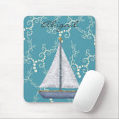 Personalisierte Nautic Sailboat Mousepad (Mit Mouse)