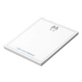 Personalisierte nautische Flip Flops Notizblock (Rotiert)