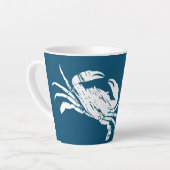 Personalisierte Nautische Krabbe Milchtasse (Linke Ecke)