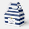 Personalisierte Navy Blue Nautical Heart Wedding