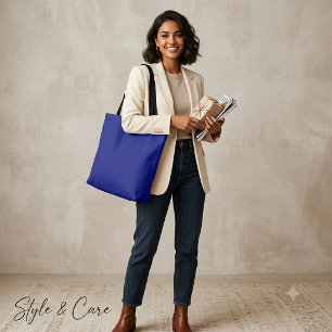 Personalisierte Navy Blue-Tasche – Vollständiger D Tasche