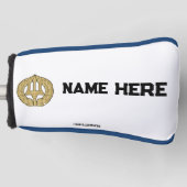 Personalisierte Navy Themed Golf Putter Abdeckung Golf Headcover (Vorderseite)