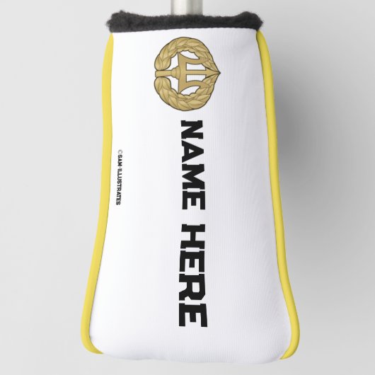 Personalisierte Navy Themed Golf Putter Abdeckung Headcover (Rotieren 90)