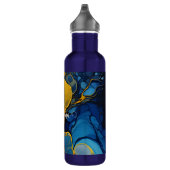 Personalisierte Navy und Gold Alcohol Incidents Ar Edelstahlflasche (Rechts)