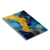 Personalisierte Navy und Gold Alcohol Incidents Ar Notizblock (Rechte Seite)