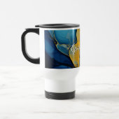 Personalisierte Navy und Gold Alcohol Incidents Ar Reisebecher (Links)