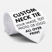 Personalisierte NECK-ZEIT Krawatte (Gerollt)