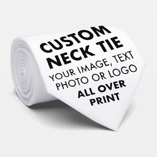 Personalisierte NECK-ZEIT Krawatte (Gerollt)