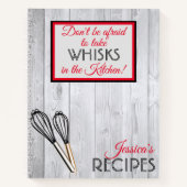 Personalisierte nehmen Whisky in der Küche rustika Notizblock (Vorderseite)