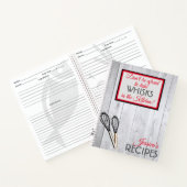 Personalisierte nehmen Whisky in der Küche rustika Notizblock (Innenseite)