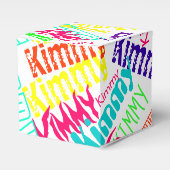 Personalisierte Neon "Name in Lights" Geschenkschachtel (Vorderseite)