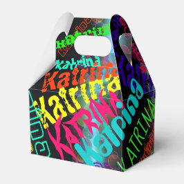 Personalisierte Neonbeleuchtung - Gefälligkeitsbox Geschenkschachtel