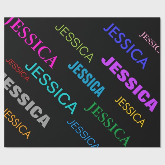 Personalisierte Neonfarbe des Geschenkpapier (Flach)