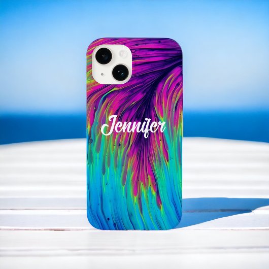 Personalisierte Neonfarben Case-Mate iPhone Hülle