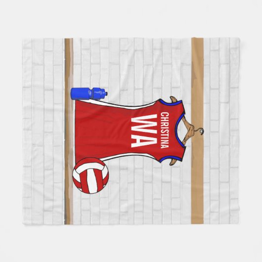 Personalisierte Netzkugel Fleecedecke (Vorderseite (Horizontal))