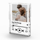 Personalisierte neu verheiratete Foto Song Playlis (Rechts)