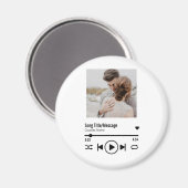 Personalisierte neu verheiratete Foto Song Playlis Magnet (Vorderseite/Rückseite)