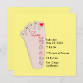 Personalisierte neue Babygeschenke - Geburtsstunde (Vorne/Hinten)