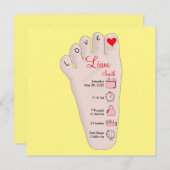 Personalisierte neue Babygeschenke - Geburtsstunde (Vorne/Hinten)