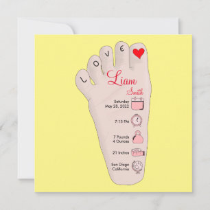 Personalisierte neue Babygeschenke - Geburtsstunde