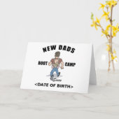 Personalisierte neue Dads Boot Camp Cards Karte (Gelbe Blume)