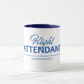 Personalisierte neue Flugbegleitung Geschenkidee T Tasse (Zentrum)