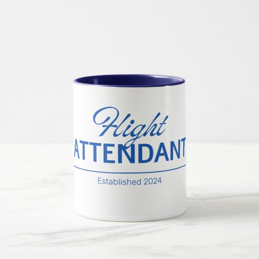 Personalisierte neue Flugbegleitung Geschenkidee T Tasse (Zentrum)